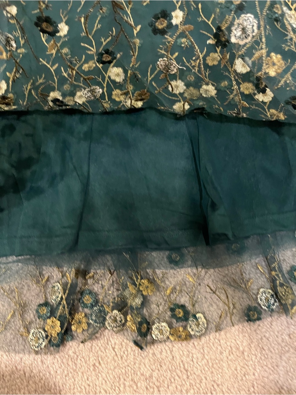 Baltic Born Arabella Floral Embroidered Tulle Maxi Dress - Picture 4 of 15